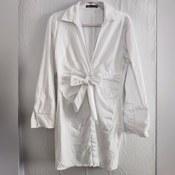 Zara Dresses & Skirts - Zara white dress size L